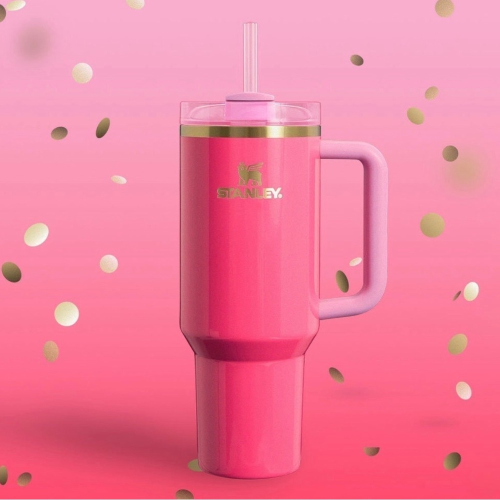 Stanley Pink Parade Quencher H2O Tumbler 40oz - Picture 3 of 5